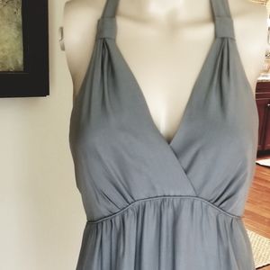 Banana Republic Silk Halter Dress